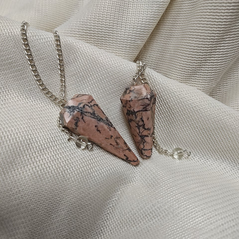 Rhodochrosite Pendulum