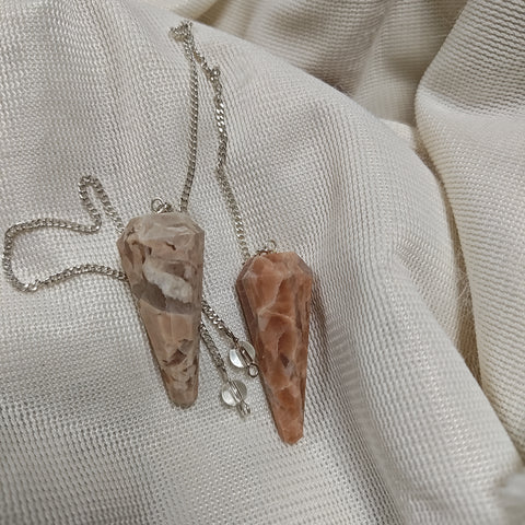 Peach Moonstone Pendulum