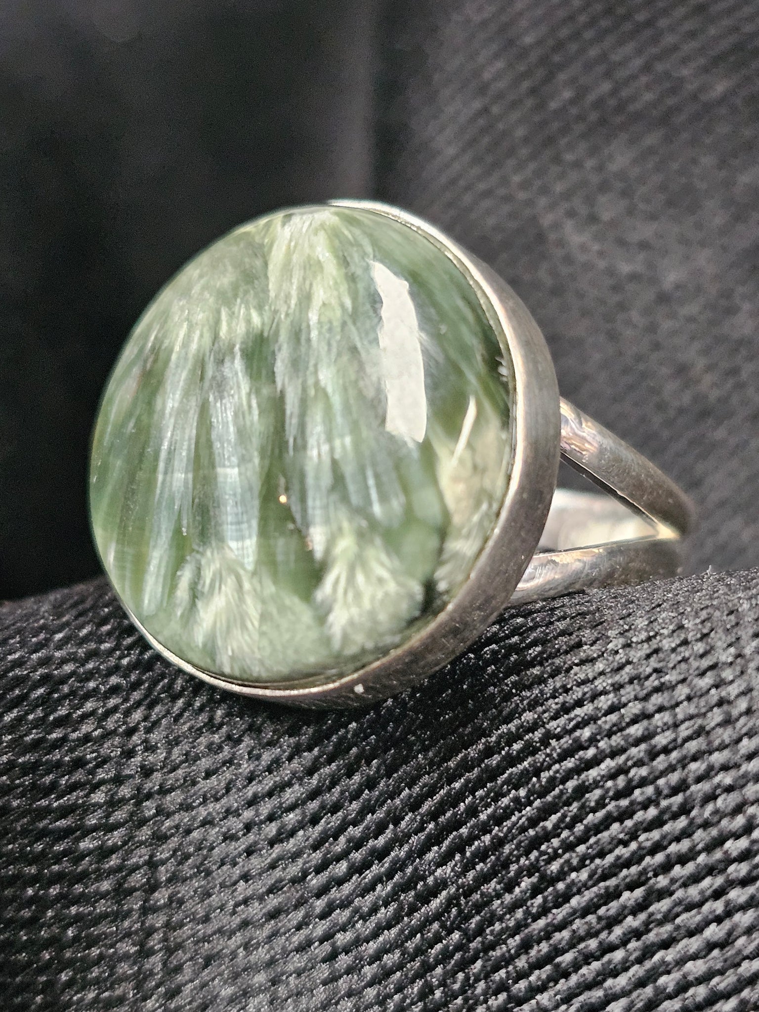 Seraphinite Ring – Just Witchy's