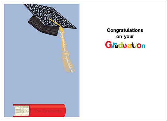 Graduation Card ready for Success