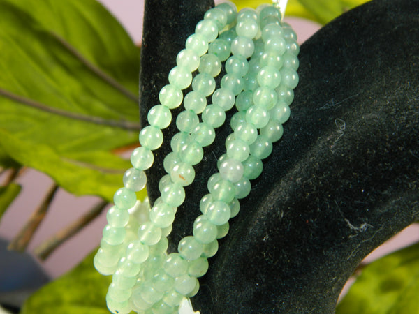 Green Aventurine  Stone Bead Bracelet 4mm