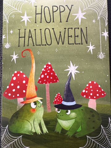 Hoppy Halloween Greeting Card