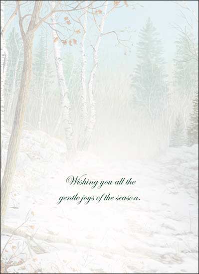 Christmas Card: The Gentle Joys of the Season Whitetail Deer Card