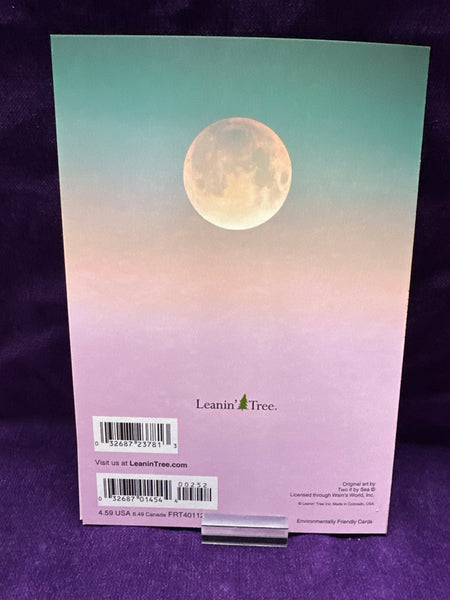 Friendship Moon phase Greeting Card