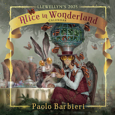 Llewellyn's 2025 Alice in Wonderland Calendar, by Paolo Barbieri