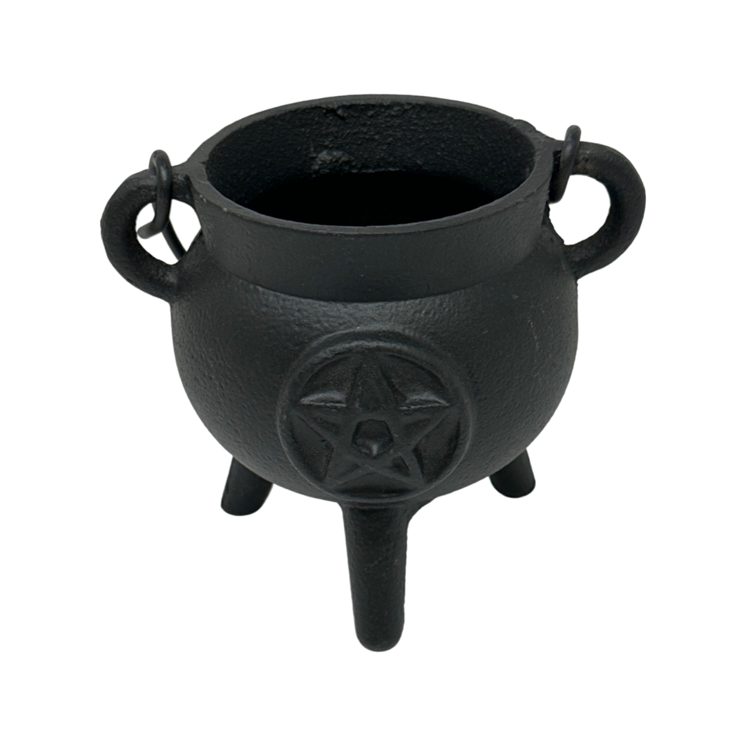 Pentacle Cauldron with Legs 3 Inch