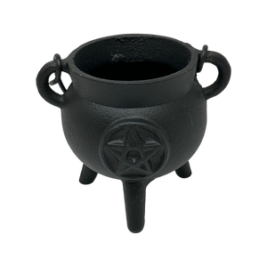 Pentacle Cauldron with Legs 3 Inch