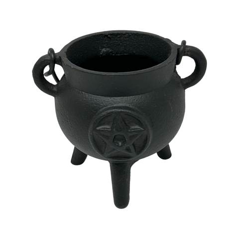 Pentacle Cauldron with Legs 3 Inch