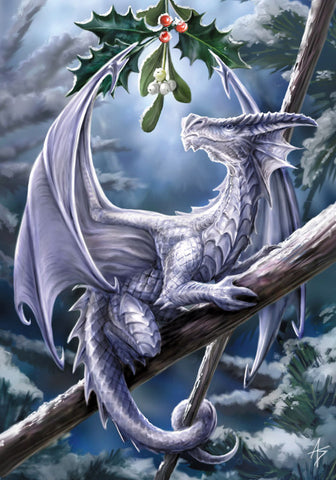 Dragon Yule Christmas Greeting Card