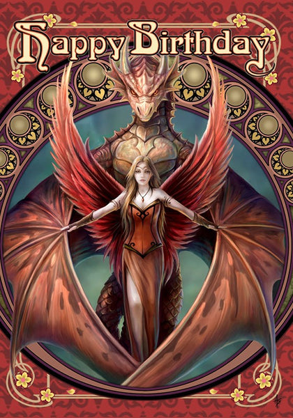 Copperwing Birthday Card