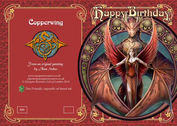 Copperwing Birthday Card