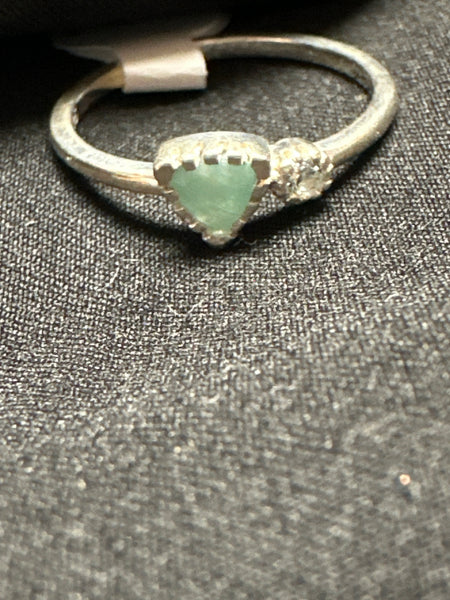 Amazonite and Aquamarine Ring