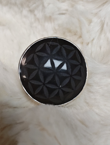 Black Obsidian Ring