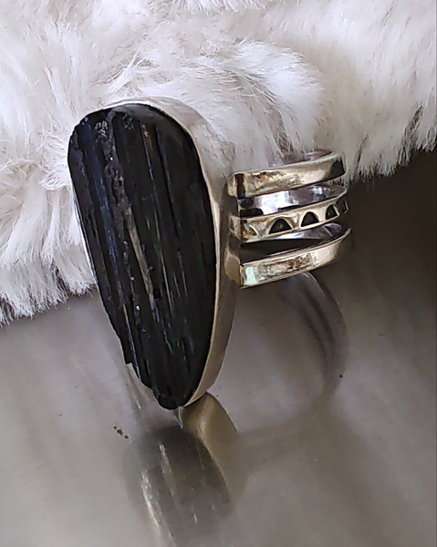 Black Tourmaline Ring