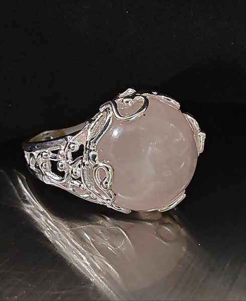 Rose Quartz Ring