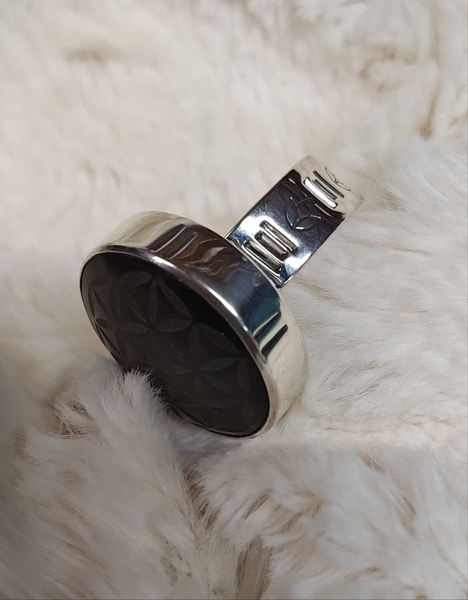 Black Obsidian Ring