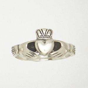 Claddagh Pewter Ladies Ring Size 6