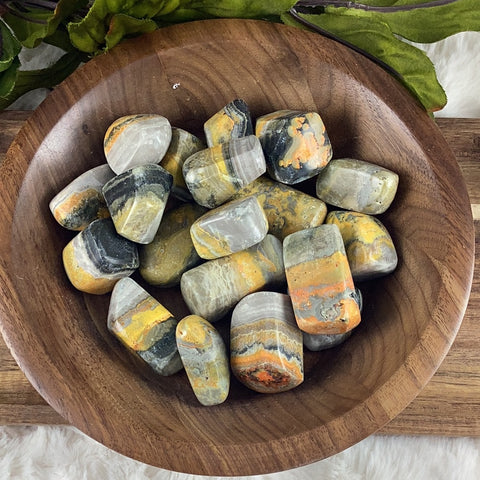 Bumble Bee Jasper Tumbled Large
