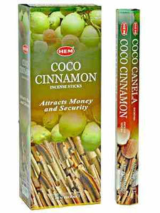 Hem Coco Cinnamon Incense 20 Stick Pack