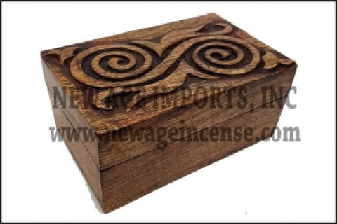 Spiral Wooden Box