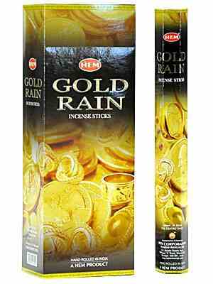 Hem Gold Rain Incense 20 Stick Pack