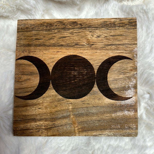 GEP Laser Etched Wooden Coaster