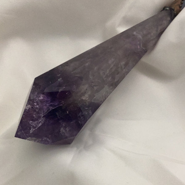 Amethyst Wand with Quartz and Opal