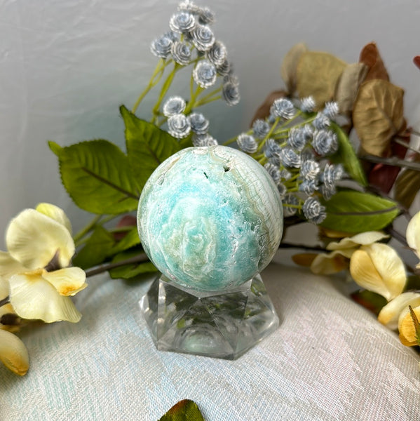 Pistachio Calcite Sphere