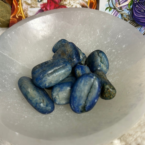 Blue Kyanite Hand Polished Tumbled