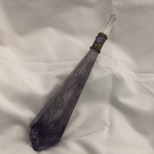 Amethyst Wand with Quartz and Opal