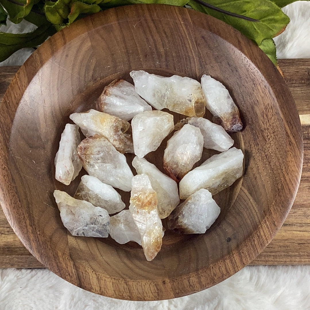 Citrine Point Rough Raw Medium