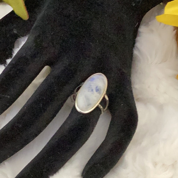 Moonstone Ring Large Oval