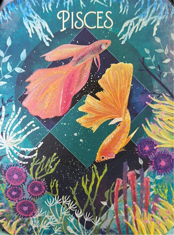 Pisces Greeting Card for All Occasion