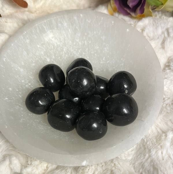 Tourmaline Black Tumbled