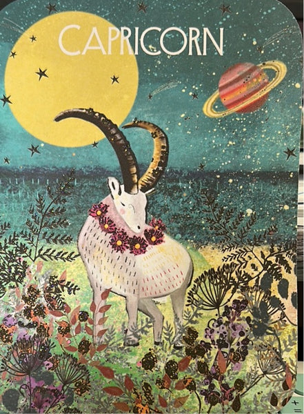 Capricorn Greeting Card All Occasion