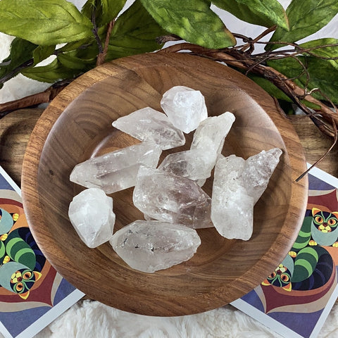 Quartz Point Rough Raw Medium