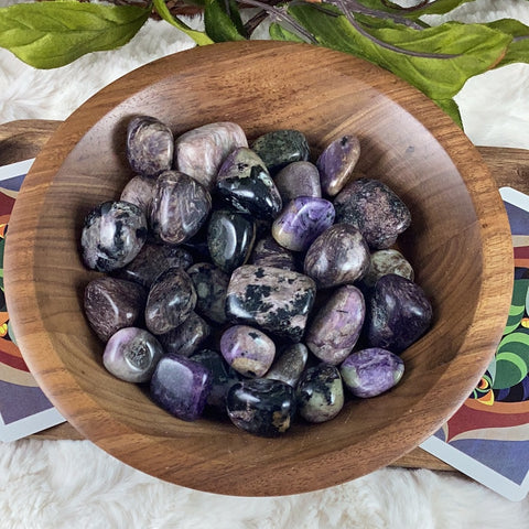 Charoite Tumbled Stone Medium
