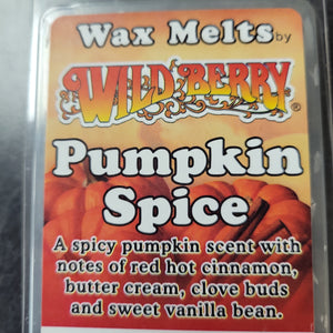 Wildberry Wax Melt Pumpkin Spice