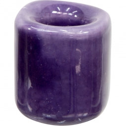 Purple Ceramic Spell Chime Candle Holder