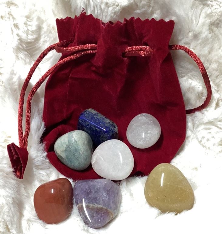 Chakra Balancing Set Red Bag