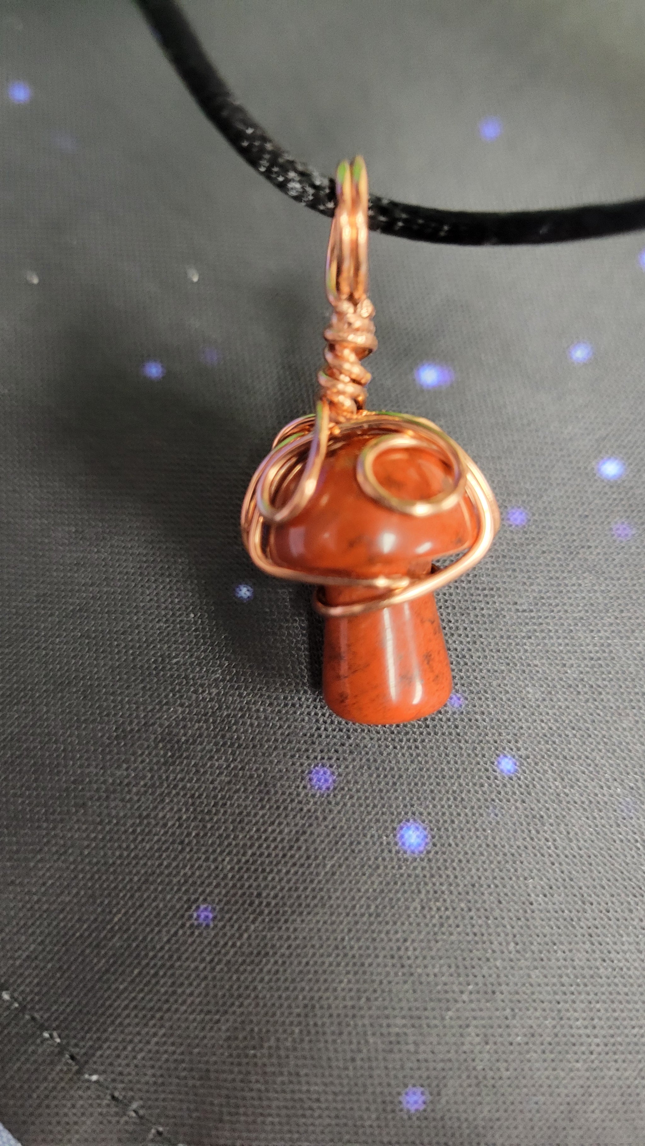 Jasper Ruby Reishi Handmade Mystic hot Pendant