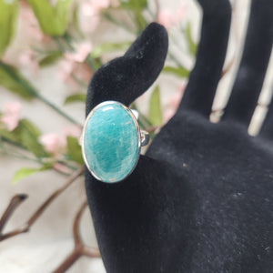 Amazonite Oval Ring