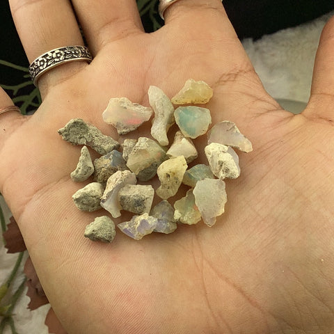 Ethiopian Opal Stone Rough Raw Small