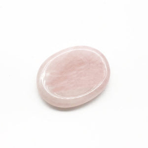 Worry Stones Oval Thumbed Rose Quartz