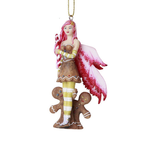 Gingerbread Fairy Hanging Ornament