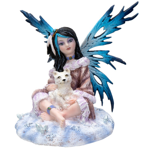 Fairy with Pet Wolf