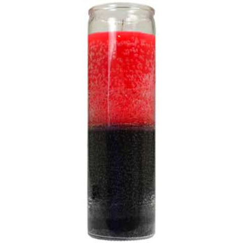 Red and Black 7 Day Candle