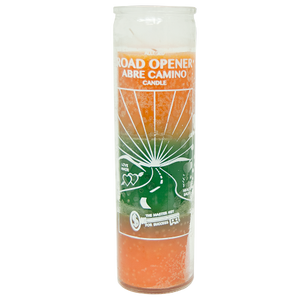 7 Day Candle Road Opener 3 color Gold Green & Orange