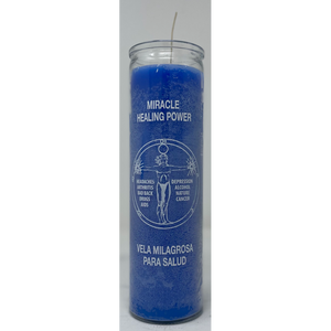 7 Day Candle Miracle Healing Blue