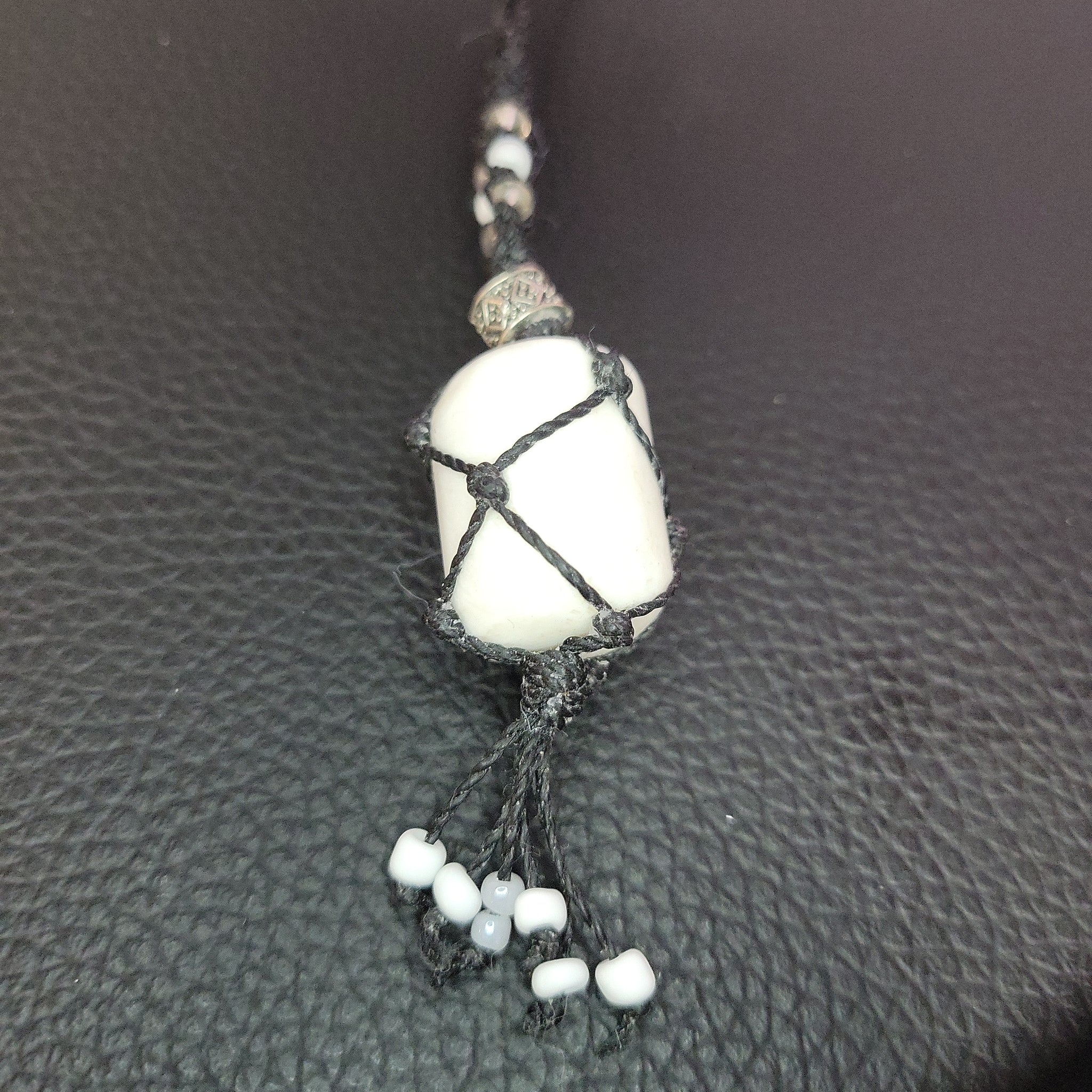 ELN Hemp Wrapped Stone Scolecite